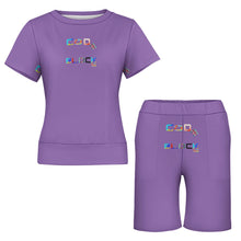 Load image into Gallery viewer, Large short sleeved Shorts Set
