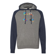 Load image into Gallery viewer, Independent Trading Co. IND40RP Raglan Hooded Sweatshirt
