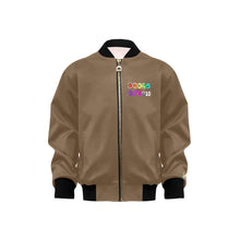 Load image into Gallery viewer, Kids' Bomber Jacket with Pockets (H40)
