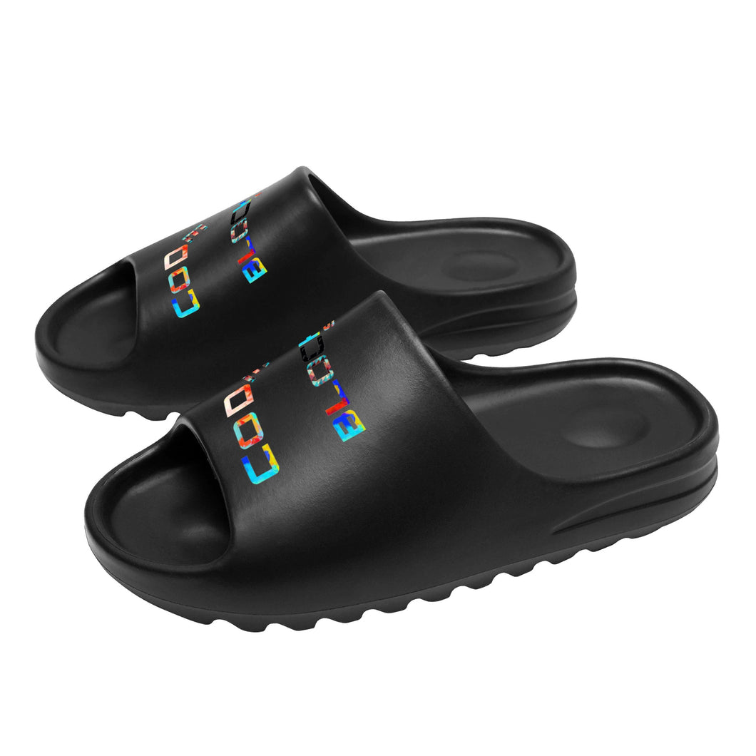 Women's Black Platform Summer Sandals