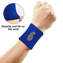 Load image into Gallery viewer, Embroidered Custom Logo Sports Wristband
