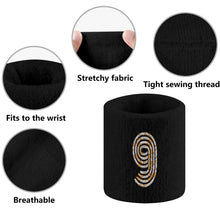 Load image into Gallery viewer, Embroidered Custom Logo Sports Wristband
