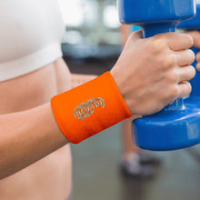 Load image into Gallery viewer, Embroidered Custom Logo Sports Wristband
