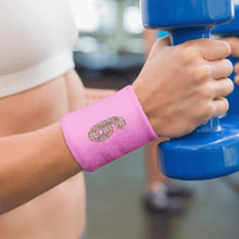 Load image into Gallery viewer, Embroidered Custom Logo Sports Wristband
