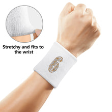 Load image into Gallery viewer, Embroidered Custom Logo Sports Wristband
