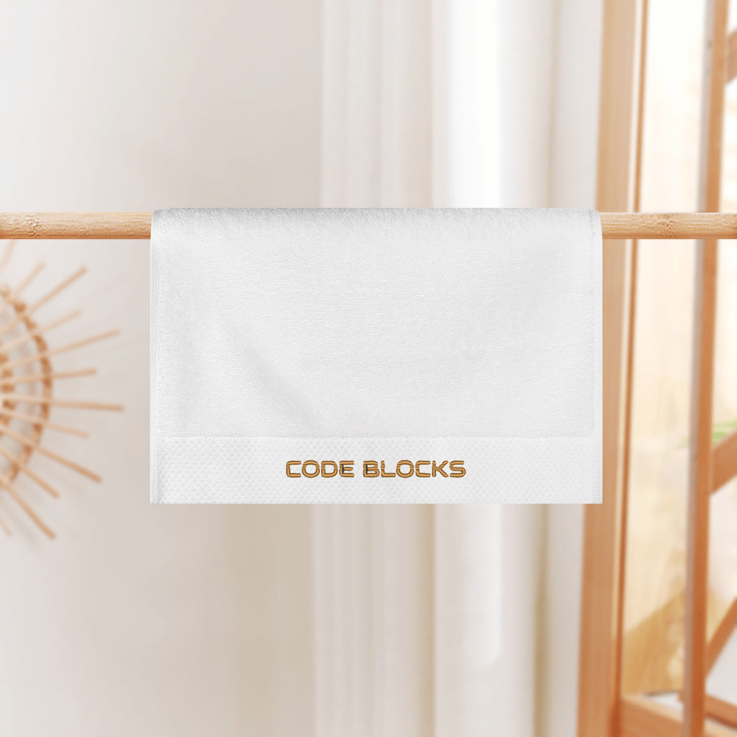 Embroidered Square Towel