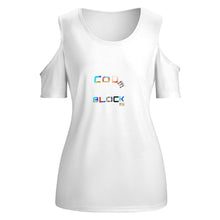 Load image into Gallery viewer, ACT off shoulder U-neck short sleeve top
