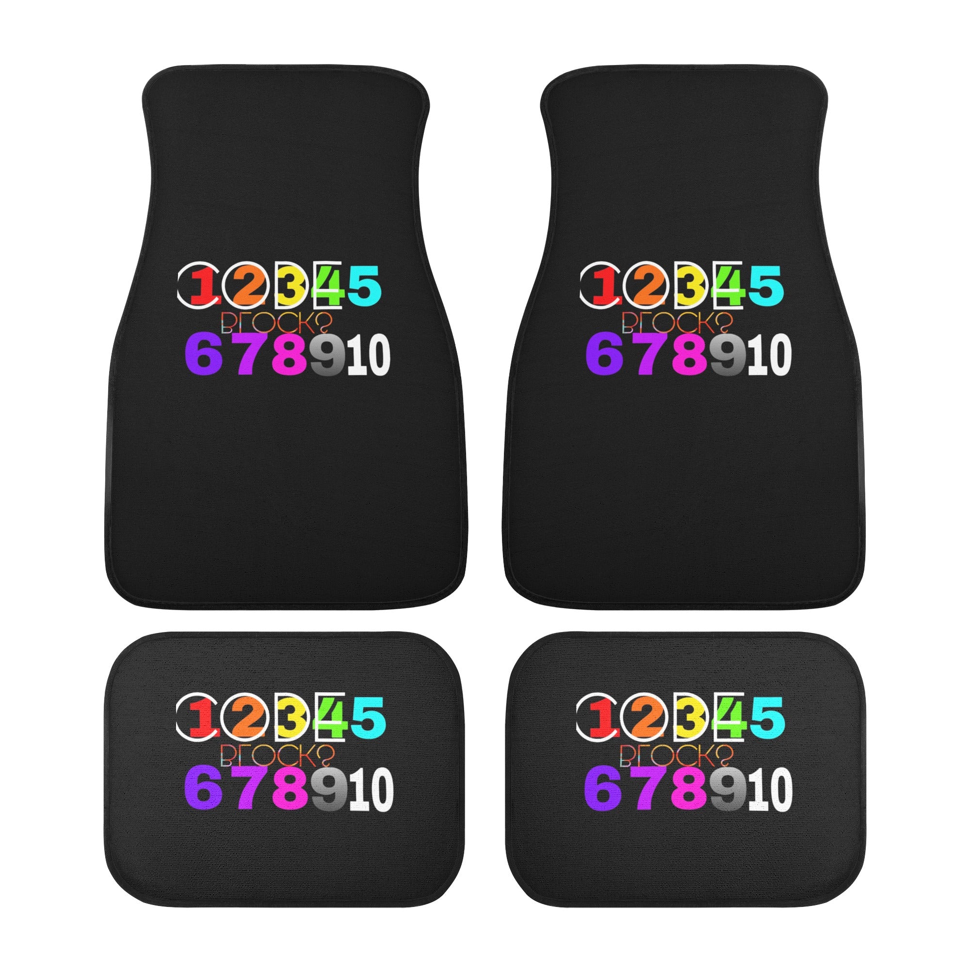 Back and Front Car Floor Mats – CODEBLOCKS-CLOTHING