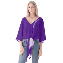 Load image into Gallery viewer, Women‘s’ V-neck Streamers Blouse
