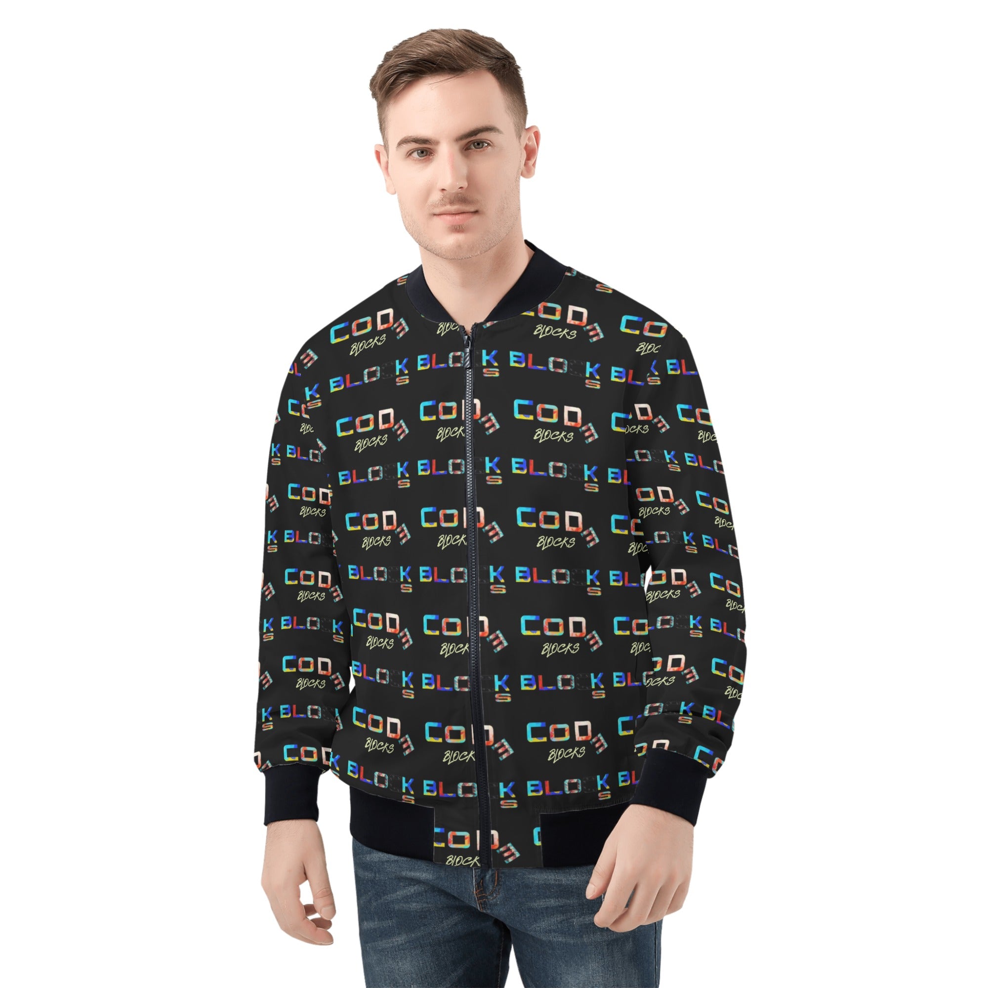 Men's Bomber Jacket – CODEBLOCKS-CLOTHING