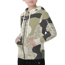 Load image into Gallery viewer, Children ALL Over Print Zip Hoodie
