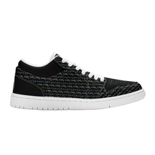 Load image into Gallery viewer, Men's White Low Top Skateboard Sneakers
