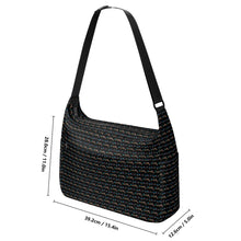 Load image into Gallery viewer, Printed + Embroidered Journey Computer Shoulder Bag
