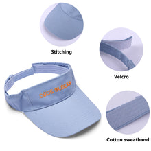Load image into Gallery viewer, Embroidered Sun Visor Caps
