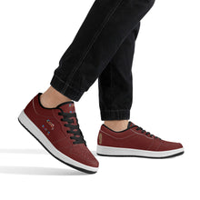 Load image into Gallery viewer, Mens Low Top Leather Sneakers
