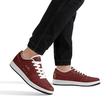 Load image into Gallery viewer, Mens Low Top Leather Sneakers

