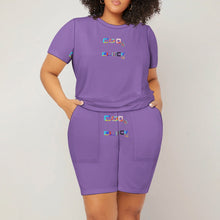 Load image into Gallery viewer, Large short sleeved Shorts Set
