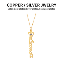 Load image into Gallery viewer, Infinitely in Love Key Pendant
