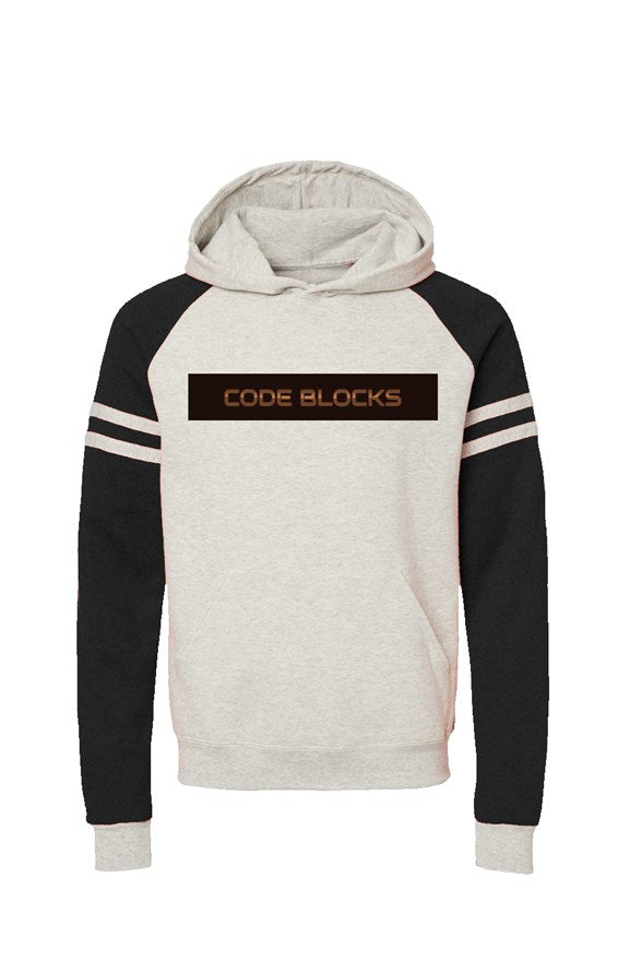 Varsity Colorblocked Raglan Hoodie – CODEBLOCKS-CLOTHING