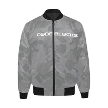 Load image into Gallery viewer, Men's All Over Print Quilted Bomber Jacket(Model H33)
