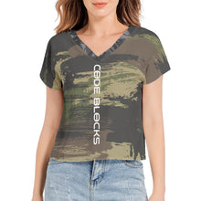 Load image into Gallery viewer, Batwing Sleeve V-Neck Top
