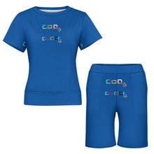 Load image into Gallery viewer, Large short sleeved Shorts Set
