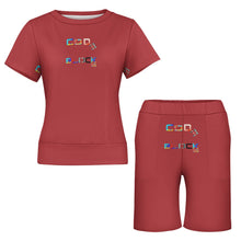 Load image into Gallery viewer, Large short sleeved Shorts Set
