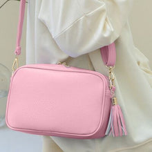Load image into Gallery viewer, Tassel PU Leather Crossbody Bag
