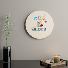 Load image into Gallery viewer, Wooden Wall Clock
