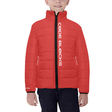 Load image into Gallery viewer, Kid&#39;s stand collar padded jacket(H41)
