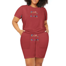 Load image into Gallery viewer, Large short sleeved Shorts Set

