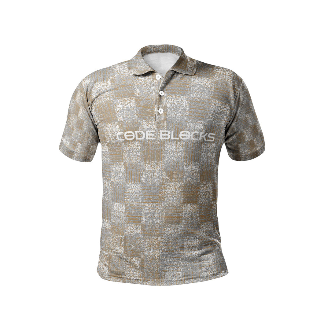 Men's All-Over-Print Polo Shirts