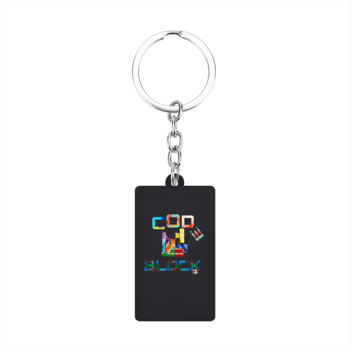 My Code Works Keychain Die-Cut Keychain MOQ1,Delivery days 5 – CODEBLOCKS-CLOTHING