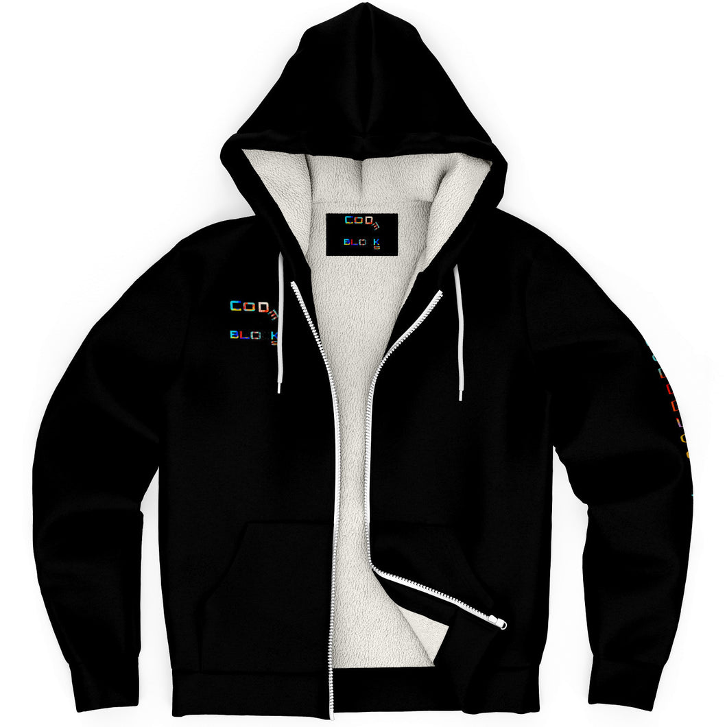Micofleece zip up hoodie