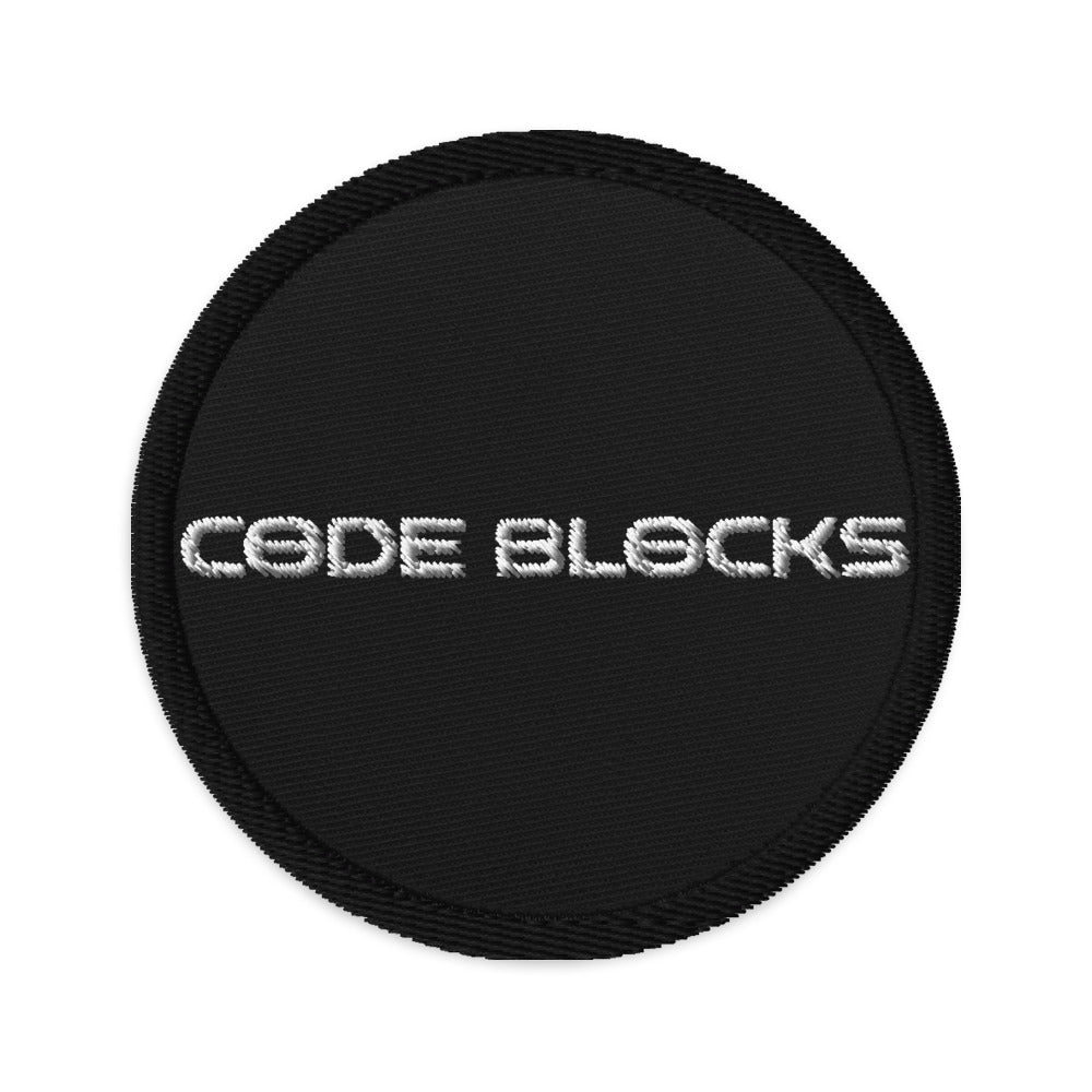 Embroidered patches – CODEBLOCKS-CLOTHING