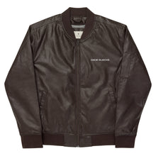 Load image into Gallery viewer, Leather Bomber Jacket
