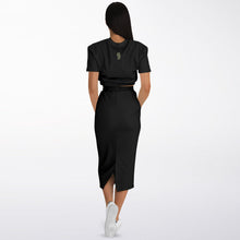 Load image into Gallery viewer, Sweatshirt and long pocket skirt set
