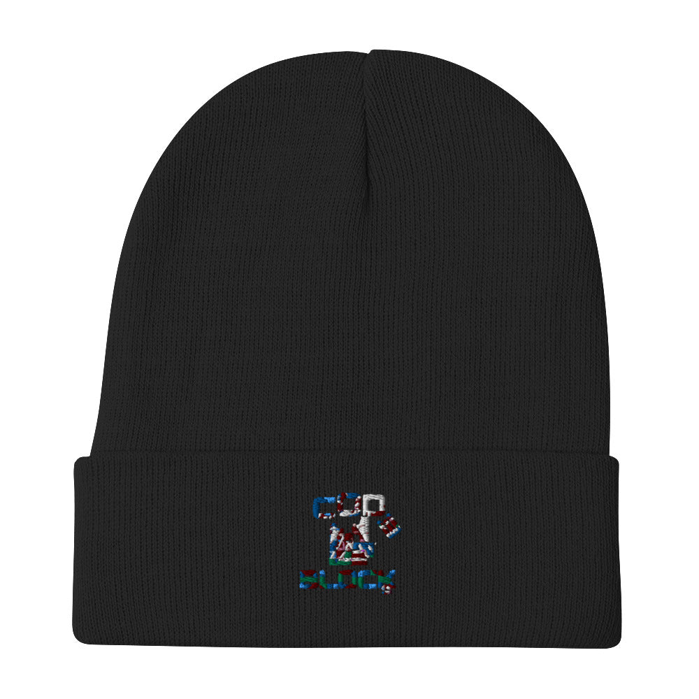 Embroidered Beanie – CODEBLOCKS-CLOTHING