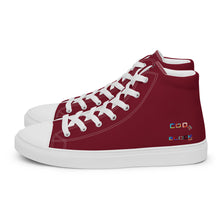 Load image into Gallery viewer, Men’s high top canvas shoes
