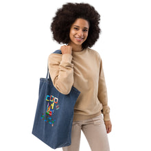 Load image into Gallery viewer, Organic denim tote bag
