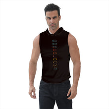 Load image into Gallery viewer, Sleeveless Grid Hoodie
