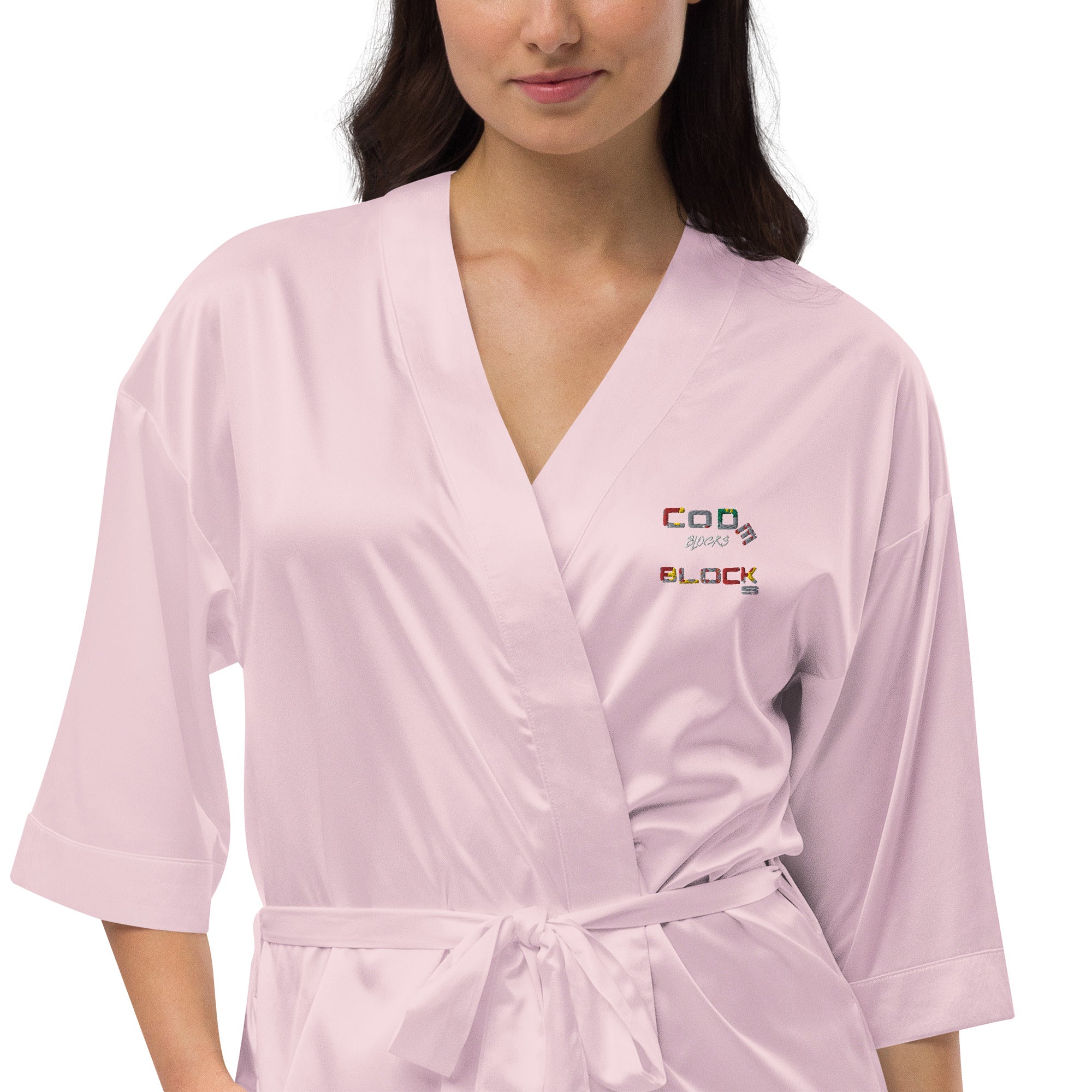 Satin robe – CODEBLOCKS-CLOTHING