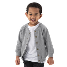 Load image into Gallery viewer, Toddler Organic Bomber Jacket
